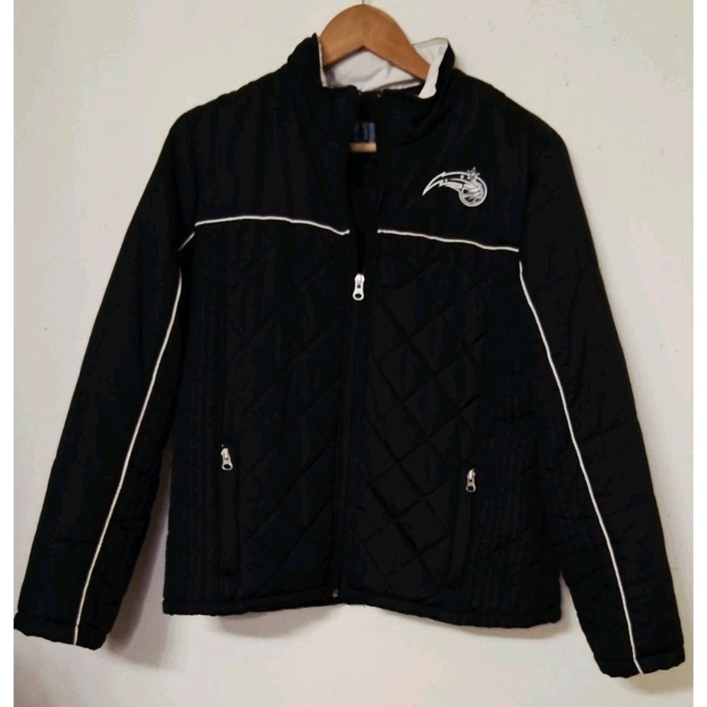 Women's Orlando Magic Puffy Jacket EUC GIII Size Large NBA4Her Beautiful
